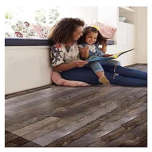 HOBBOY Hard-Floor Chair Mat PVC Office Floor Protector - Clear Vinyl Rug Cover, Thick 1mm