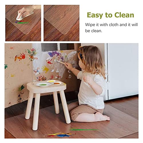HOBBOY Hard-Floor Chair Mat PVC 2mm Thickness, Non-slip Wear Resistant - Various Width Options