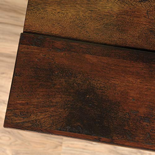 Sauder 422993 Harbor View Media Fireplace Entertainment Center, Accommodates up to a 60" TV Weighing 70 lbs Less, Curado Cherry Finish