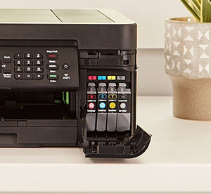 Brother Wireless All-in-One Inkjet Printer, MFC-J491DW, Multi-function Color Printer, Duplex Printing, Mobile Printing,Amazon Dash Replenishment Enabled, Black, 8.5 (MFCJ491DW)