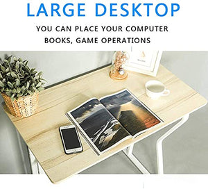 JCXT Computer-Desk Office Desk, Large PC Office Laptop Table, Multipurpose Home Wooden Office Meeting Table Workstation, for Office Living Room, Bedroom Easy to Assemble