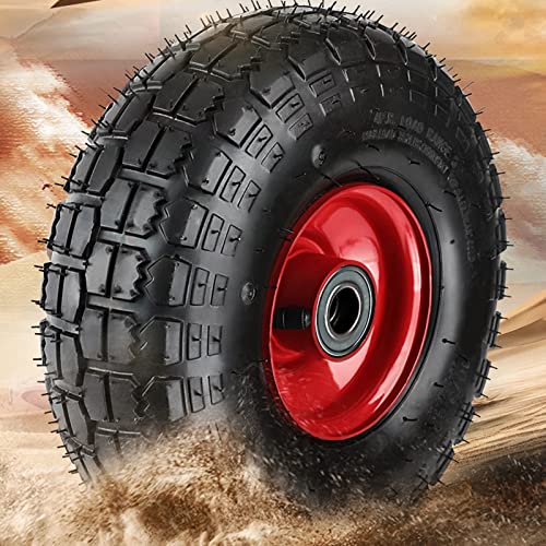 TekniS Alloy Vacuum Tire Directional Casters - 8 Pieces, Strong & Durable, Wear Resistant, High Load-Bearing - Ideal for Hand Trucks & Machine Tools