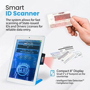 MinorDecliner Smart ID Scanner - Detects Expired IDs and Underage Consumers - Reads 2D Barcodes in All 50 States