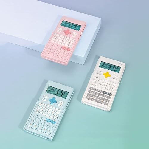 WYXBY Scientific Function Calculator Mini Portable Two-line Display Cute Calculator