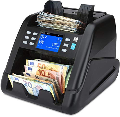 ZZap Bill Value Counter & Counterfeit Detector - Money Cash Currency Machine (NC55)