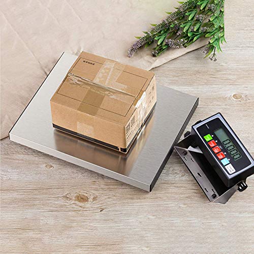 Digital Stainless Steel Platform Postal Shipping Scale 130lbs