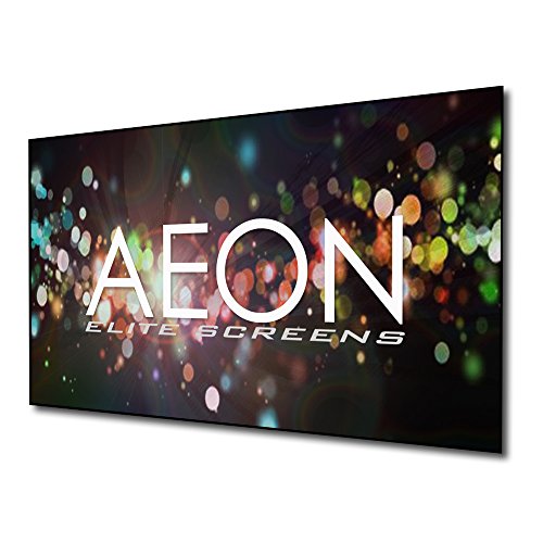 Elite Screens Aeon Series, 120-inch 16:9, 8K / 4K Ultra HD Home Theater Fixed Frame EDGE FREE Borderless Projector Screen, CineWhite Matte White Front Projection Screen, AR120WH2