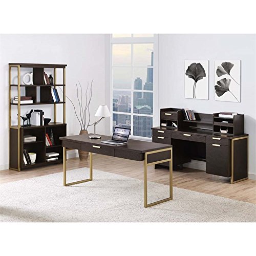 Beaumont Lane Writing Desk in Dark Mocha