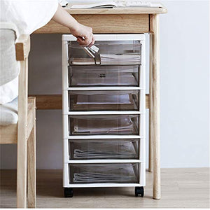 HOG 6 Drawer Office Rolling Storage Cart