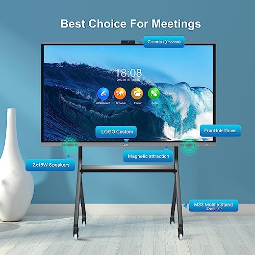 JAV Smart Board H10 55 Inch Interactive Whiteboard with 4K Touchscreen Display - Wall Mount Included