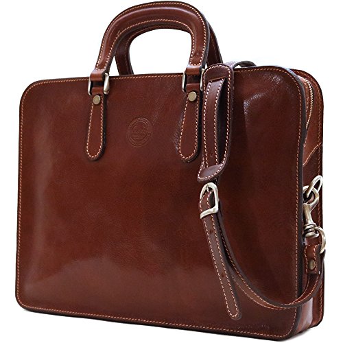 Cenzo Slim Laptop Briefcase Attache Bag