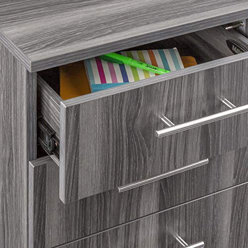 Safco Products MNBBFLGS Medina File Pedestal, Gray Steel, Gray Steel