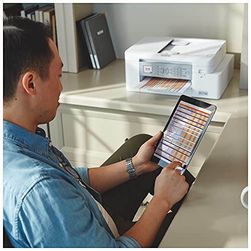 Brother MFC-J4335D INKvestment Tank Wireless Color Inkjet All-in-One Printer - Print Copy Scan Fax- 20 ppm, 4800 x 1200 dpi, 8.5" x 11" Letter, Auto Duplex Printing, 20-sheet ADF, BROAGE Printer Cable