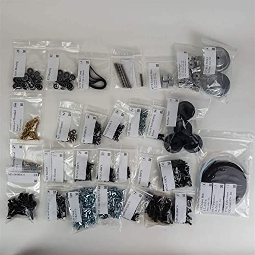 Printer Accessories 1set Mechanical Fasteners Screw Nuts & Motion 80T Pulley Gates Belt Set for VORON 2.4 3D Printer