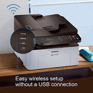 Samsung Xpress M2070FW Wireless Monochrome Laser Printer with Scan/Copy/Fax, Simple NFC + WiFi Connectivity (SS296H)