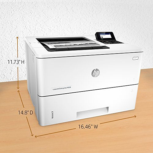 HP LaserJet Enterprise M506dn Laser Printer with Built-in Ethernet & Duplex Printing (F2A69A)