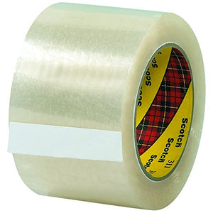 Scotch 311 Acrylic Packing Tape, 3 Inch x 110 Yards, 2.0 Mil Thick, Clear, for Moving, Shipping and Packing, 3M #7100190496 (24 Rolls)