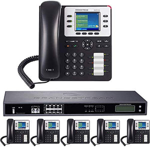 TWAComm.com 8-Line Business Phone System Bundle with Enhanced Features & 1 Year Free Phone Service