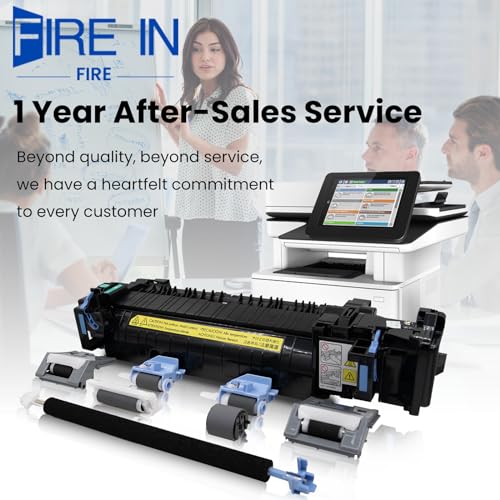 fireinfire B5L35A Fuser Kit Compatible with Color Laserjet M552 M553 M577 - Includes Transfer Roller & Tray