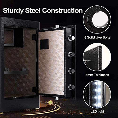 TIGERKING Security Home Safe, Safe Box- 2.05 Cubic Feet