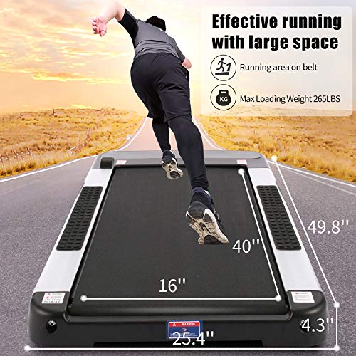 ANCHEER Treadmill,2 in 1 Folding Treadmill for Home, Under Desk Electric Treadmill, Foldable Running Machine Portable Compact Treadmill for Running and Walking Exercise3