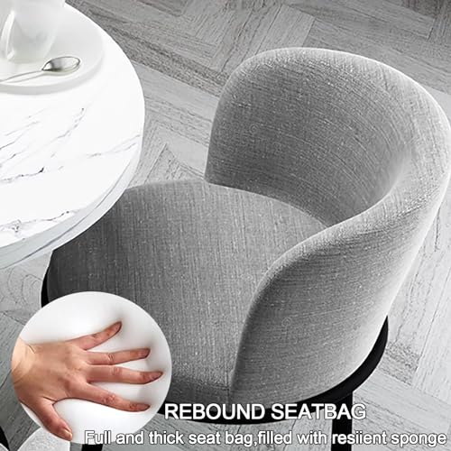 BYJSJY Round Dining Table Set with 4 Chairs 80cm - Reception, Meetings, Cafe, Living Room