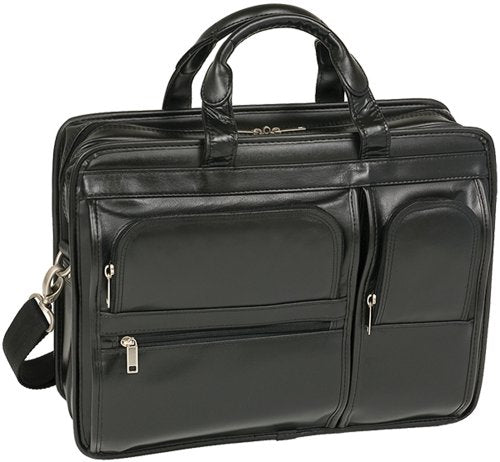 McKleinUSA Clinton 88445 Black 17 Detachable-Wheeled Laptop Case, One Size Blk