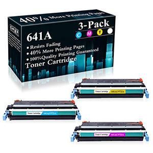 3-Pack (C/M/Y) 641A | C9721A C9722A C9723A Remanufactured Toner Cartridge Replacement for HP Color Laserjet 4600 4600dtn 4600hdn 4650n 4650dn 4650dtn 4650hdn Printer,Sold by TopInk