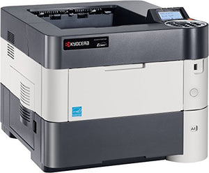 Kyocera 1102T72US0 ECOSYS P3055dn Black and White Laser Printer, Up to 57ppm, Up to Fine 1200 DPI, Walk-up USB Accessibility, On-The-Go Mobile Printing Capability, Line LCD Screen with Control Panel