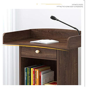 CAMBOS Lectern Podium Stand with Drawer and Cabinet