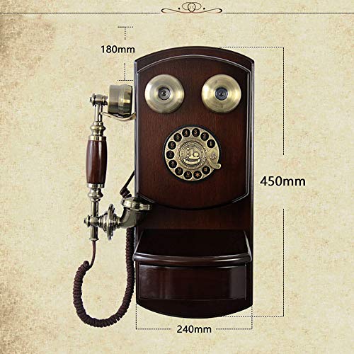 Generic002 Retro Wall-Mounted Rotary Landline Phone