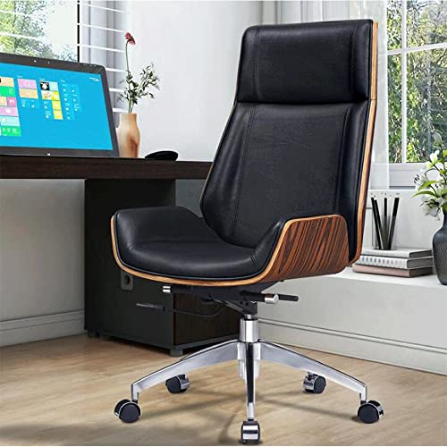 QZWLFY Executive Office Chair High Back Reclining Leather - Big and Tall Ergonomic Desk Chair