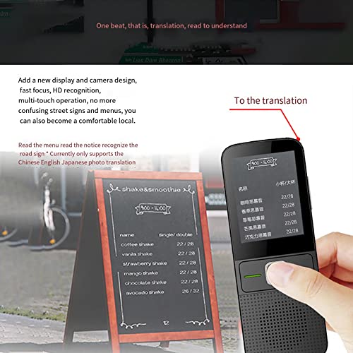 inBEKEA Portable Language Translator Device - Two Way Voice Interpreter, Instant Foreign Language Translation