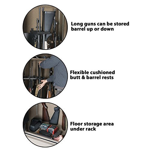 Kodiak Strong Box KSB5940EX-SO Gun Safe, 38 Long Guns & 8 Handguns, 723 lbs, 60 Minute Fire Protection, Patented Swing Out Gun Rack, Electronic Lock and Bonus Deluxe Door Organizer