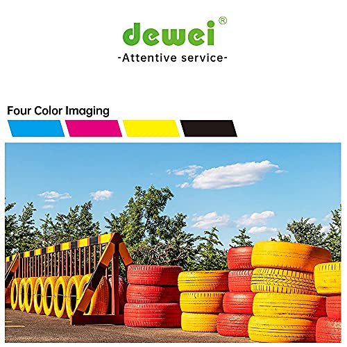 DeWei 414A (with chip) Compatible Toner Cartridge Replacement for HP 414A 414X W2020A W2021A W2022A W2023A HP Color Laserjet Pro MFP M479fdw M454dw M454dn M479fdn (4 pcs Pack, with CHIP)