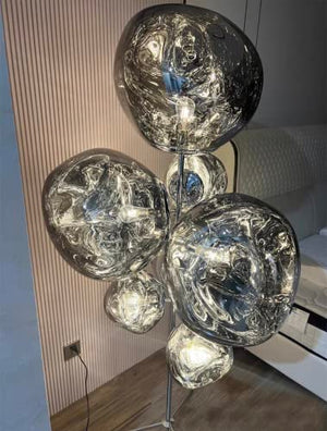 LEDYZ Crystal Floor Lamp Postmodern Light Luxury - Designer Hotel Hall Bedroom Decor