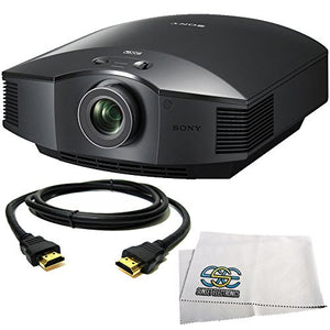 Sony VPL-HW40ES Full HD SXRD Home Theater ES Projector + HDMI Cable + Microfiber Cleaning Cloth