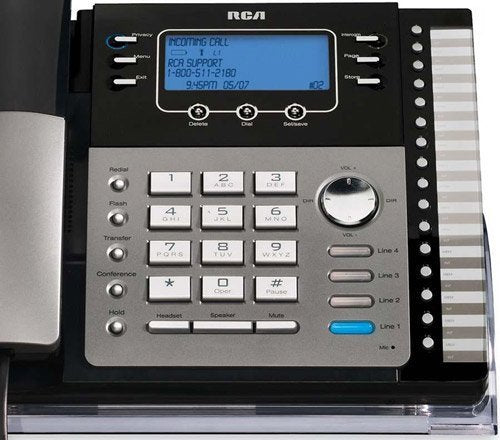RCA 25425RE1 ViSYS 3-Way Conference, 4-Line Expandable System Phone with Call Waiting / Caller ID - 3-Pack