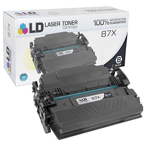 LD Compatible Toner Cartridge Replacement for HP 87X CF287X High Yield (Black, 5-Pack)
