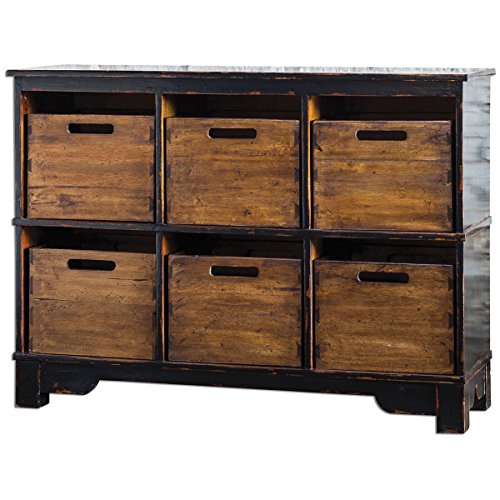 Uttermost 25589 Ardusin Hobby Cupboard, Black