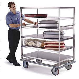 Lakeside 593 Stainless Steel Queen Mary Banquet Cart 75"W