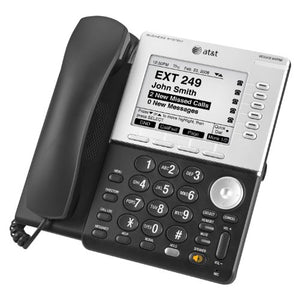 AT&T Syn248 SB35031 Corded Deskset Phone System Bundle With (3) AT&T Syn248 SB35025 Corded Deskset Phones and an AT&T SB35010 4 Line Analog Gateway + Accessory Bundle + $15 aSavings Gift Card