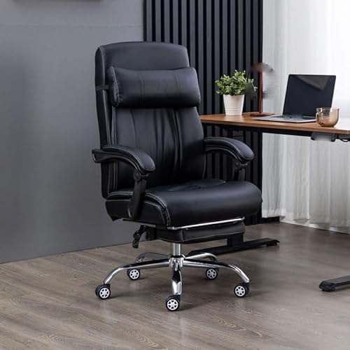 Reotto Aluminum Alloy Office Chair with Footrest - Comfortable Ergonomic Design