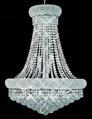 Artistry Lighting Primo Collection Crystal Chandelier Chrome