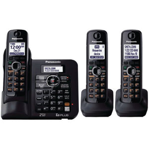 PANKXTG6643B - PANASONIC KX-TG6643B DECT 6.0 Rangeboost Cordless Phone (3-Handsets)