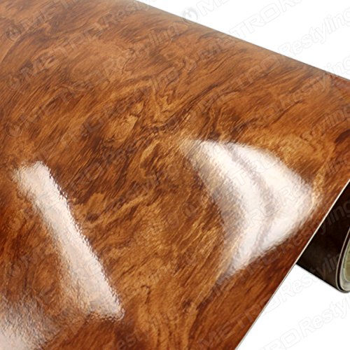 3M DI-NOC WG-364GN GLOSS BUBINGA WOODGRAIN 4ft x 50ft (200 Sq/ft) Vinyl Film Series