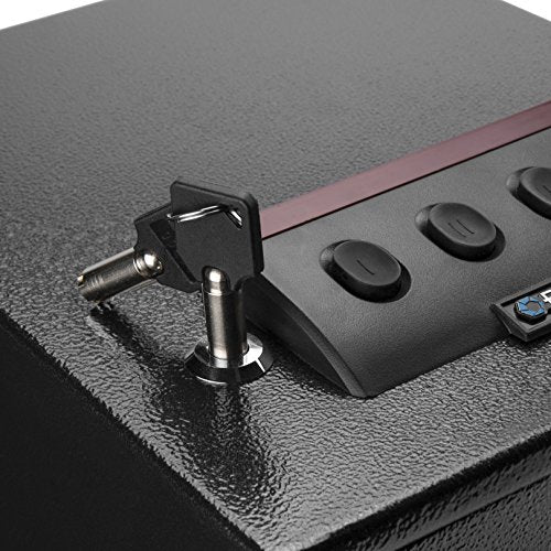 BARSKA AX12432 Quick Access Keypad Security Handgun Pistol Safe 0.23 Cubic Ft