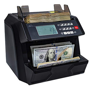 Royal Sovereign High Speed Money Counting Machine, with UV, MG, IR Counterfeit Bill Detector & Value Counting (RBC-EG100)