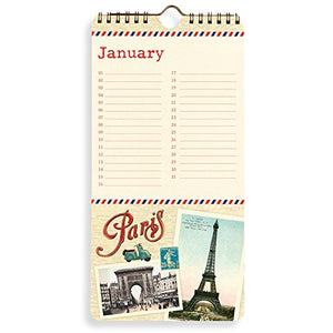 World Traveler Perpetual Calendar