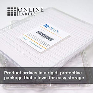 Sticker Paper, 2,000 Sheets, White Matte, 8.5 x 11 Full Sheet Label, Inkjet or Laser Printer, Online Labels